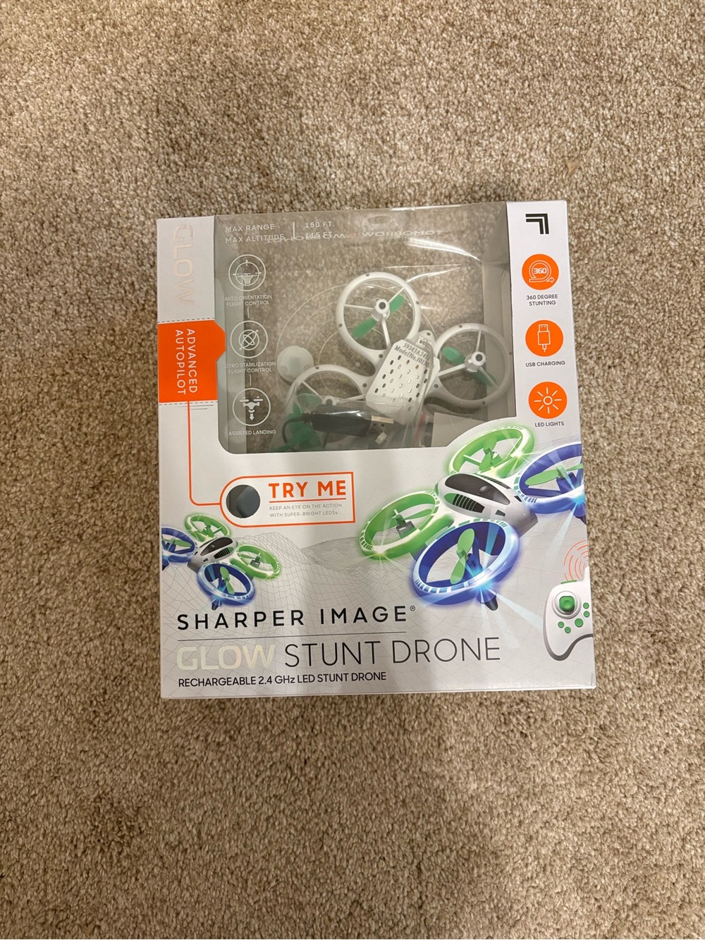 Sharper Image Glow Stunt Drone